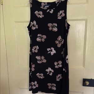 Tommy Hilfiger Black Sheath Mini Dress Sleeveless Scoop Neck